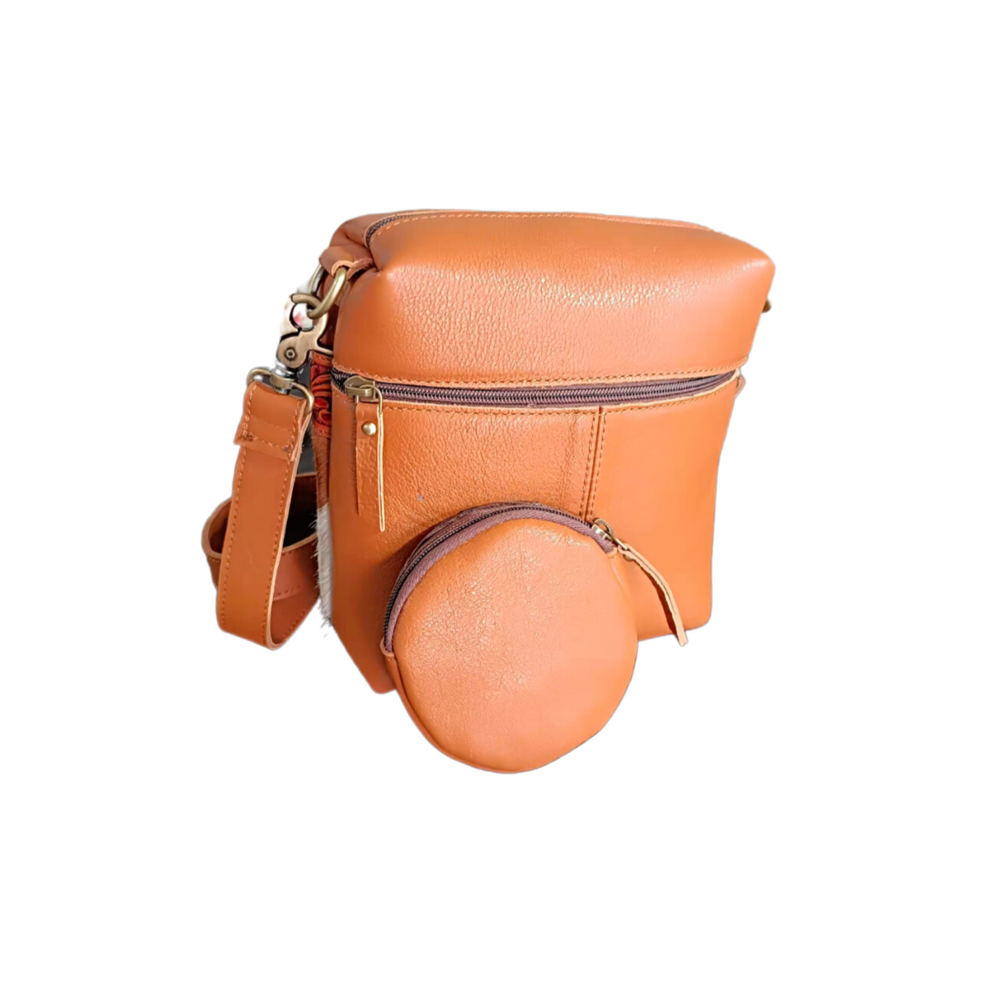 Lilah Cowhide & Leather Crossbody Bag