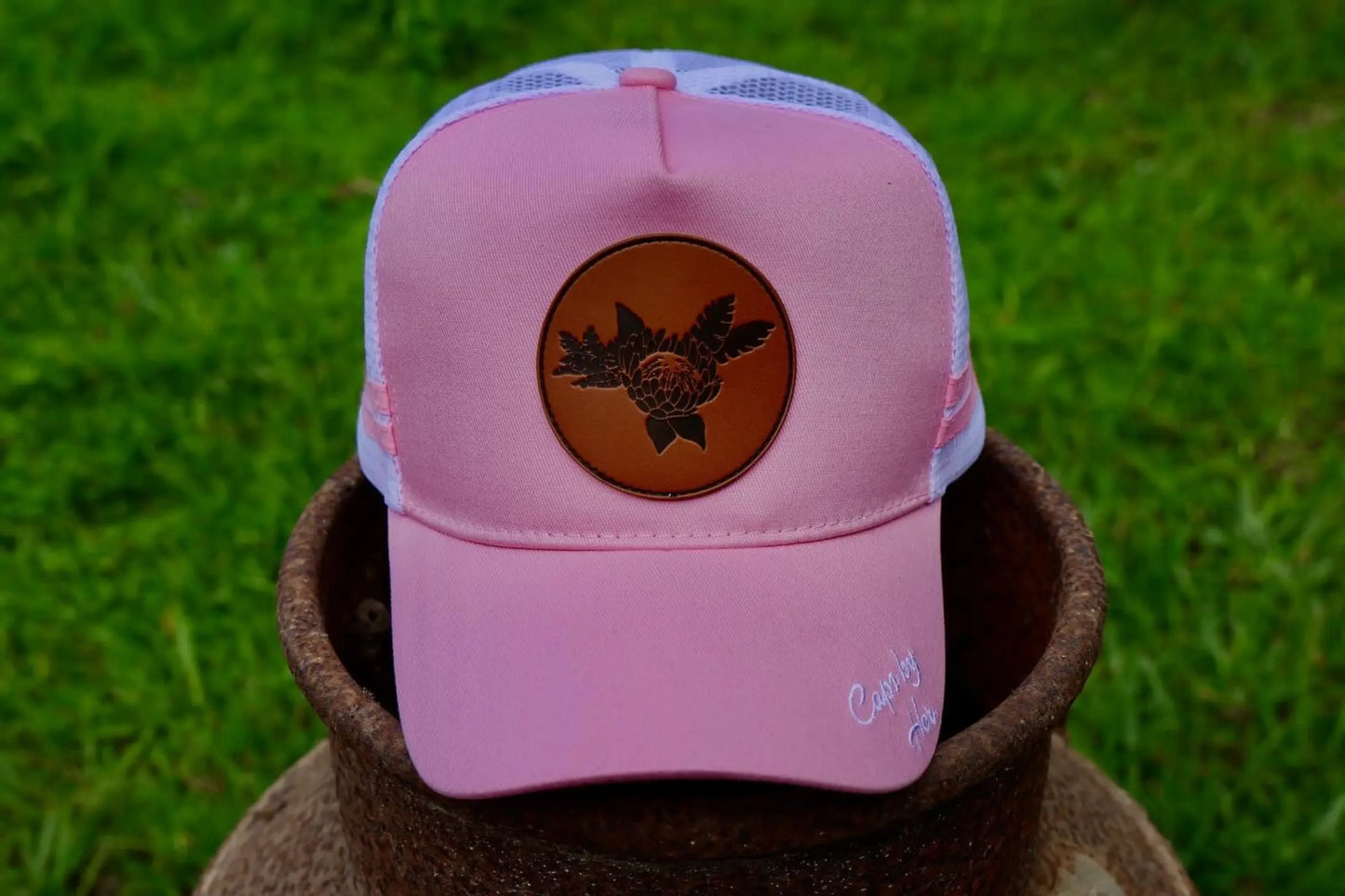 Blush Bloom Trucker Cap
