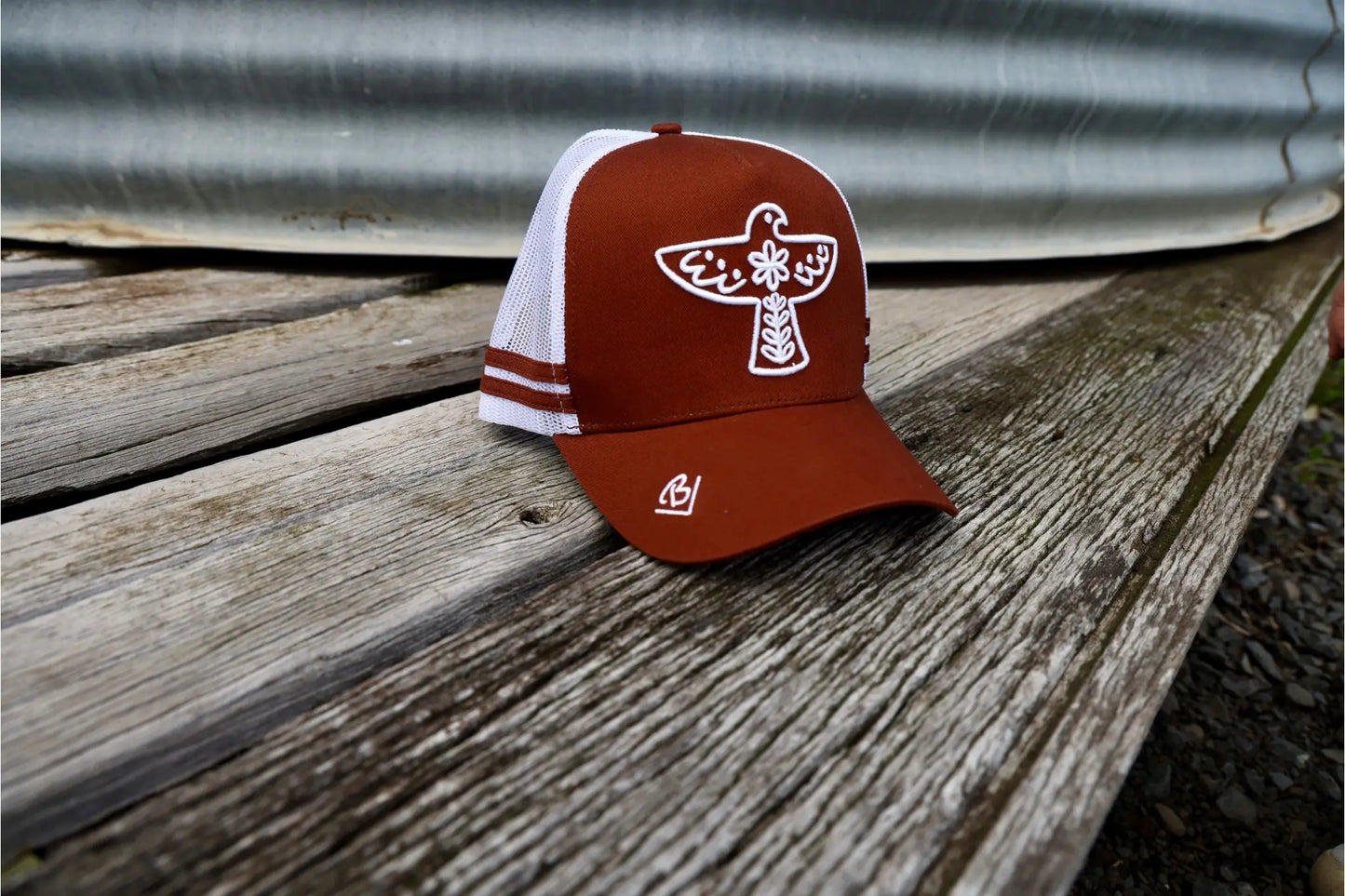 Rust Thunderbird Trucker Hat