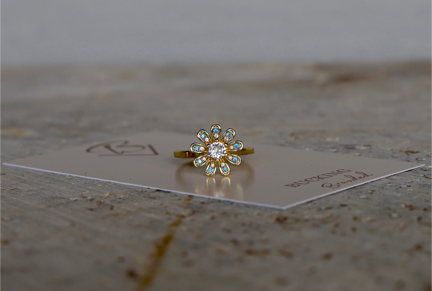 Anna - Anxiety Fidget Spinner Ring - Gold