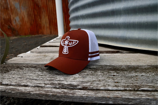 Rust Thunderbird Trucker Hat